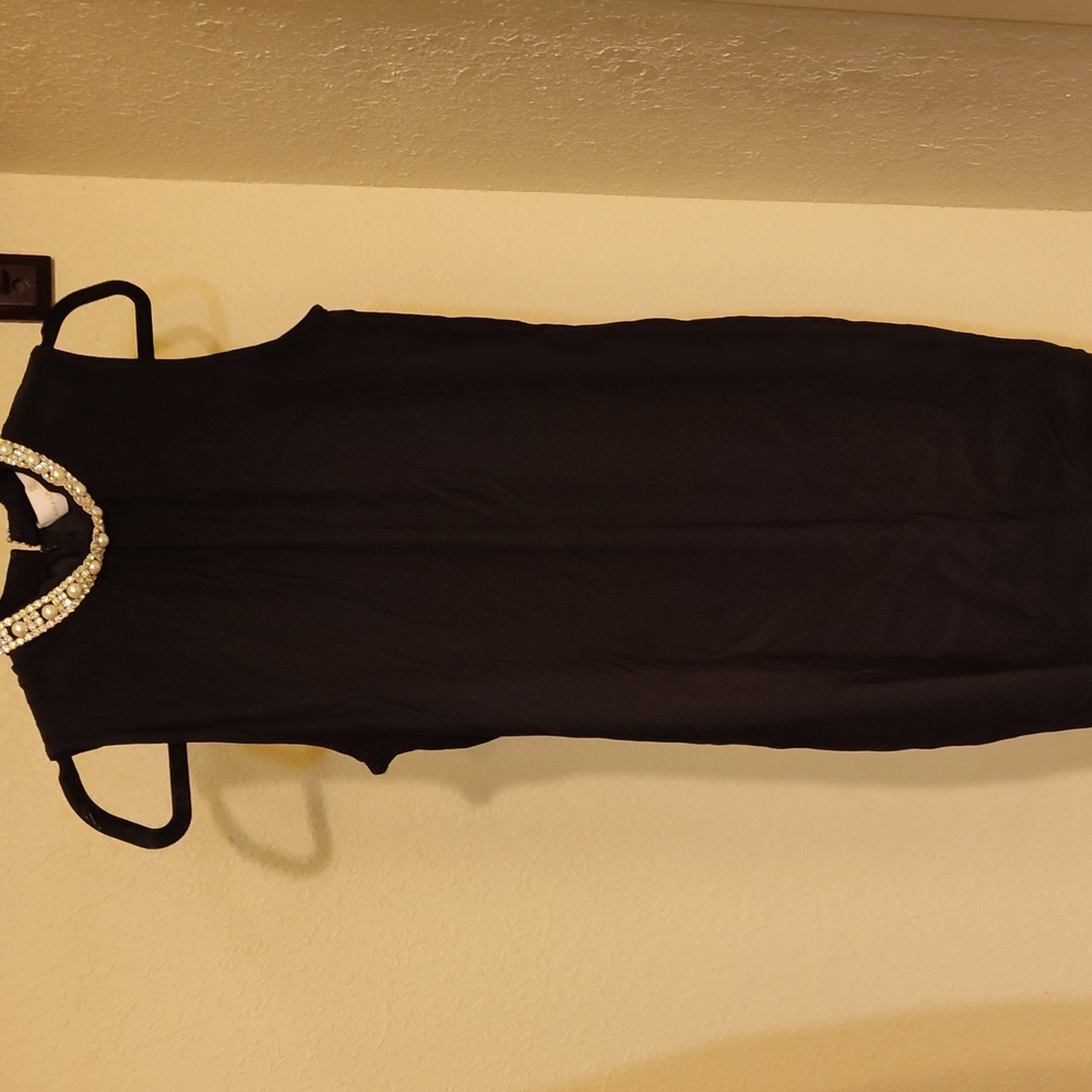 Amanda Uprichard Ophelia Jewel Neck Dress Black S